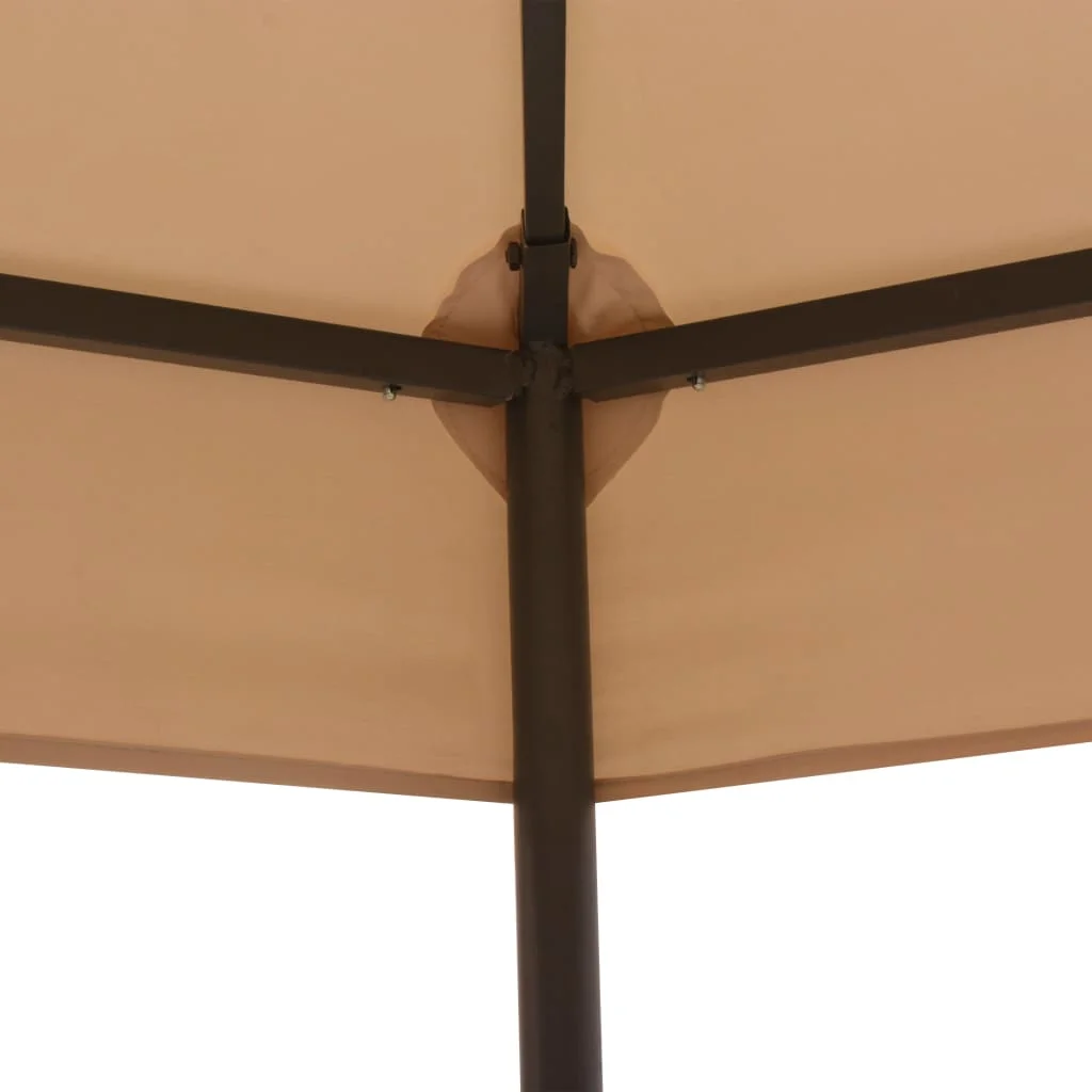 Buyweek Garden Marquee Gazebo Pavilion Tent Beige 127.2"x104.3"