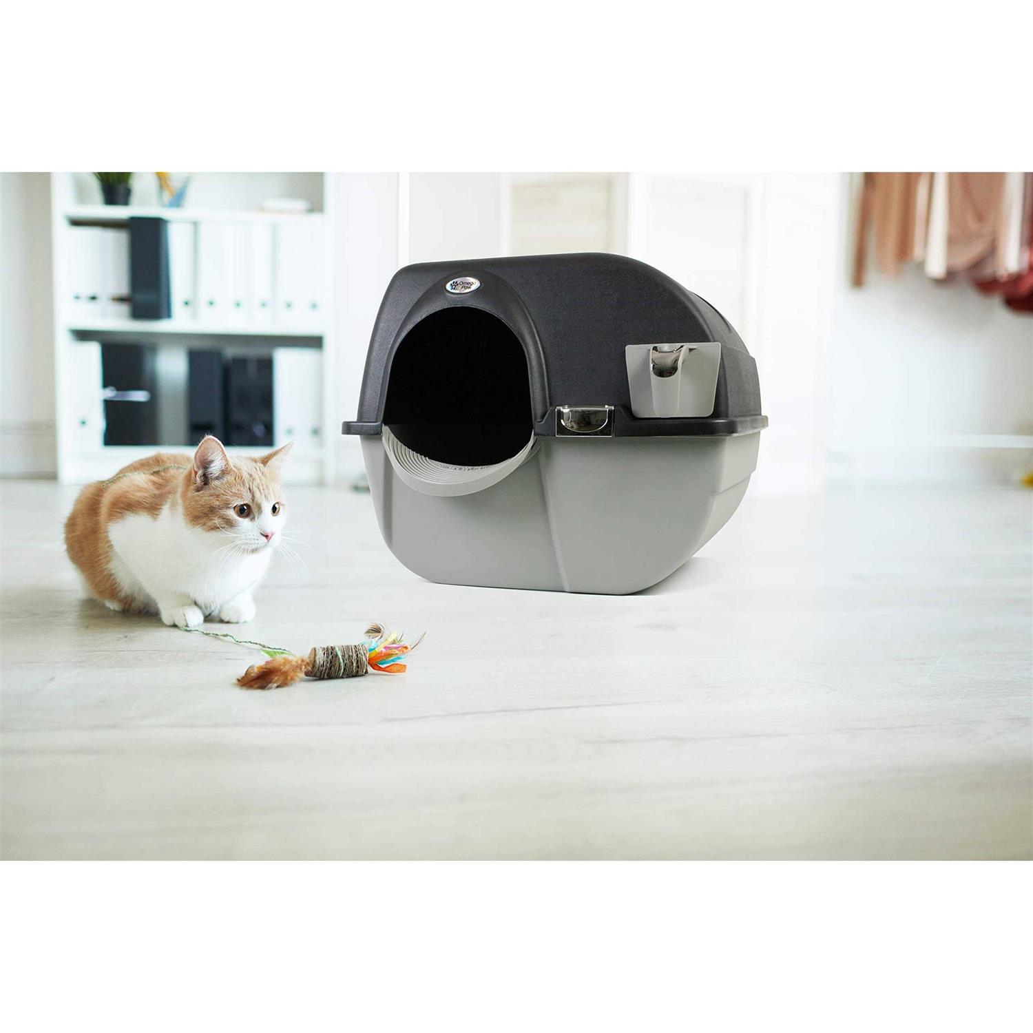 Omega Paw Elite Roll 'N Clean Self-Cleaning Litter Box - Pet Supplies online store
