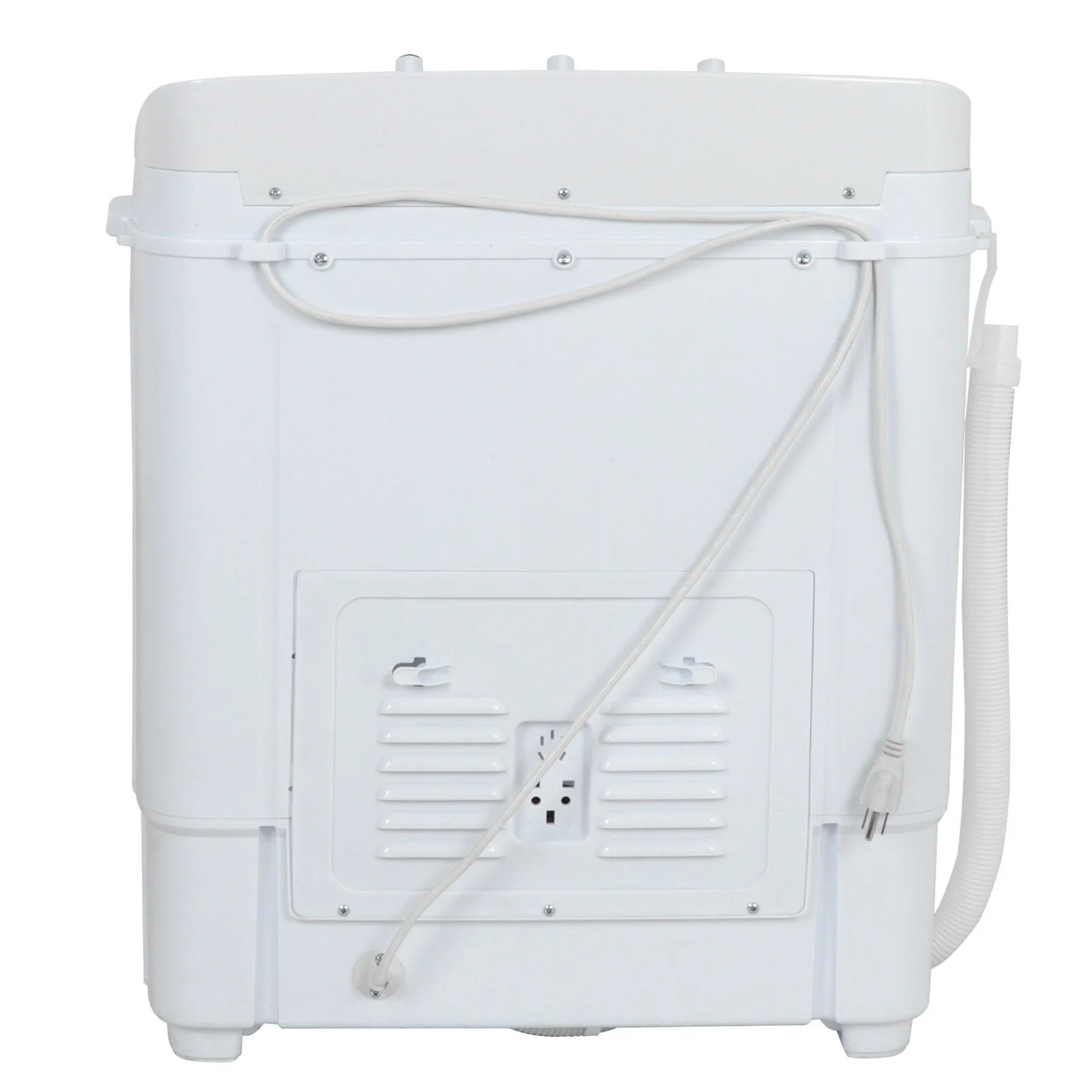 Portable Compact Twin Tub Wash Machine Washing&Spin Cycle 13Lbs Top Load Washer