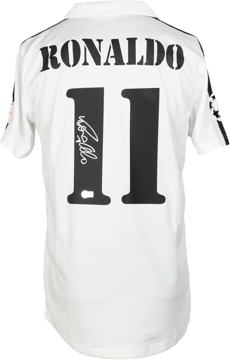Ronaldo Signed White Madrid Soccer Jersey BAS