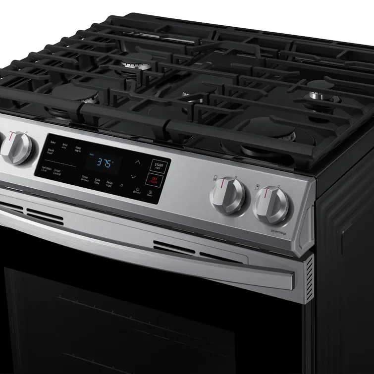 Smart Kitchen Range 30" 6 cu. ft. Smart Slide-In Gas Range
