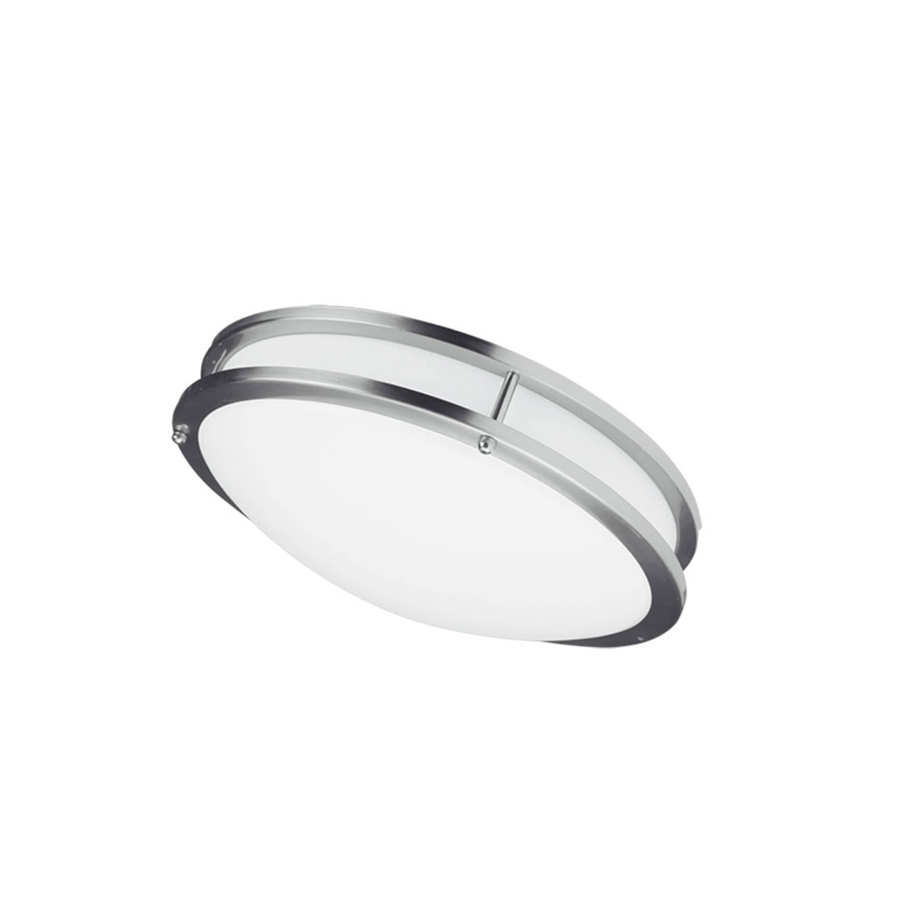 Dainolite CFLED-C1218-SC 18W 310 mm LED Ceiling Flush Satin Chrome - 12 in.