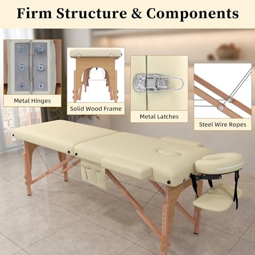 civama Massage Table Massage Bed Portable