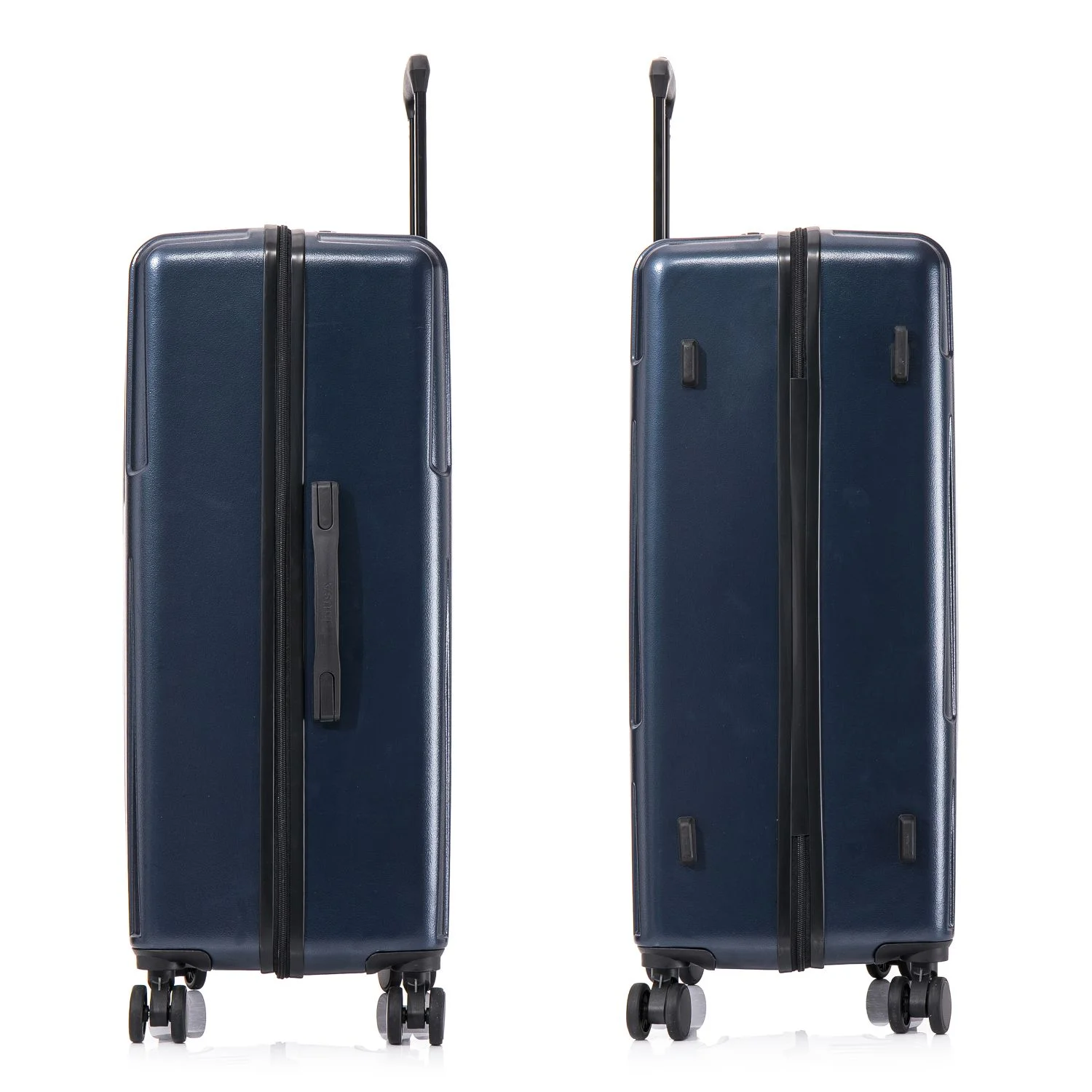 InUSA DRIP 3-Piece Hardside Luggage Sets with Spinner Wheels, Handle and Trolley, (20"/24"/28"), Navy Blue