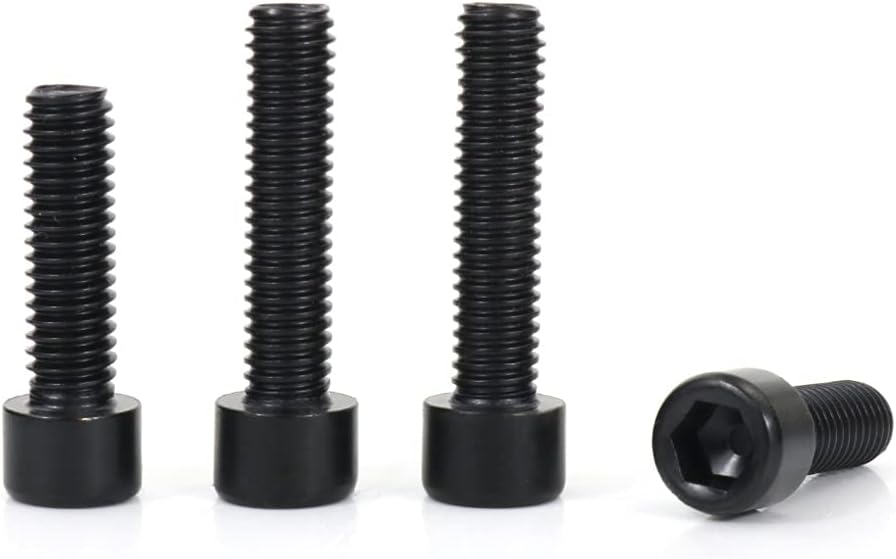 Stainless Steel (Black) Mounting Kits, Fit for YZF R6 2008 2009 2010 2011 2012 2013 2014 2015 2016, Full Sets Fairing Bolts Kits Bodywork Screws