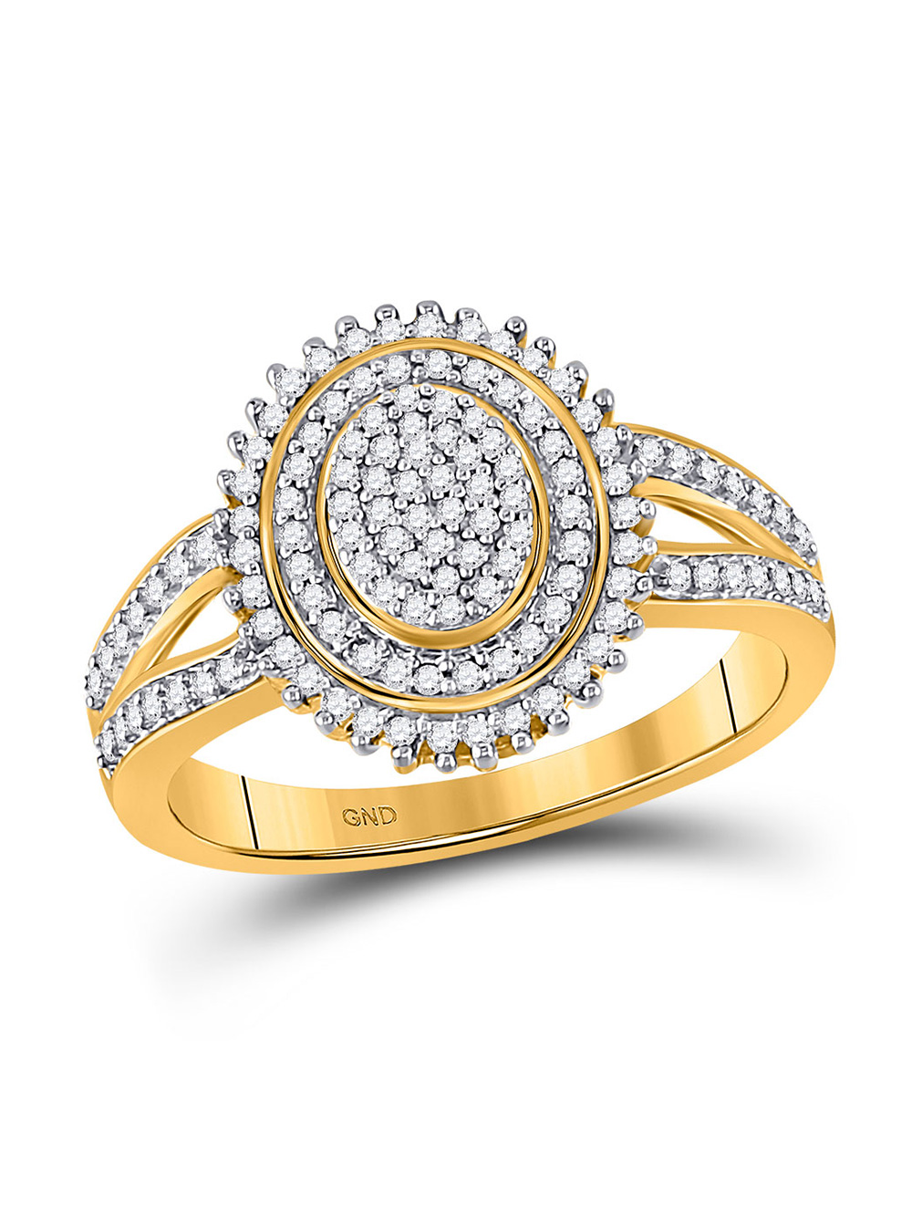 Solid 14k White Gold His and Hers Round Diamond Solitaire Cross Matching Couple Three Rings Bridal Engagement Ring Wedding Bands Set 1/6 Ct.