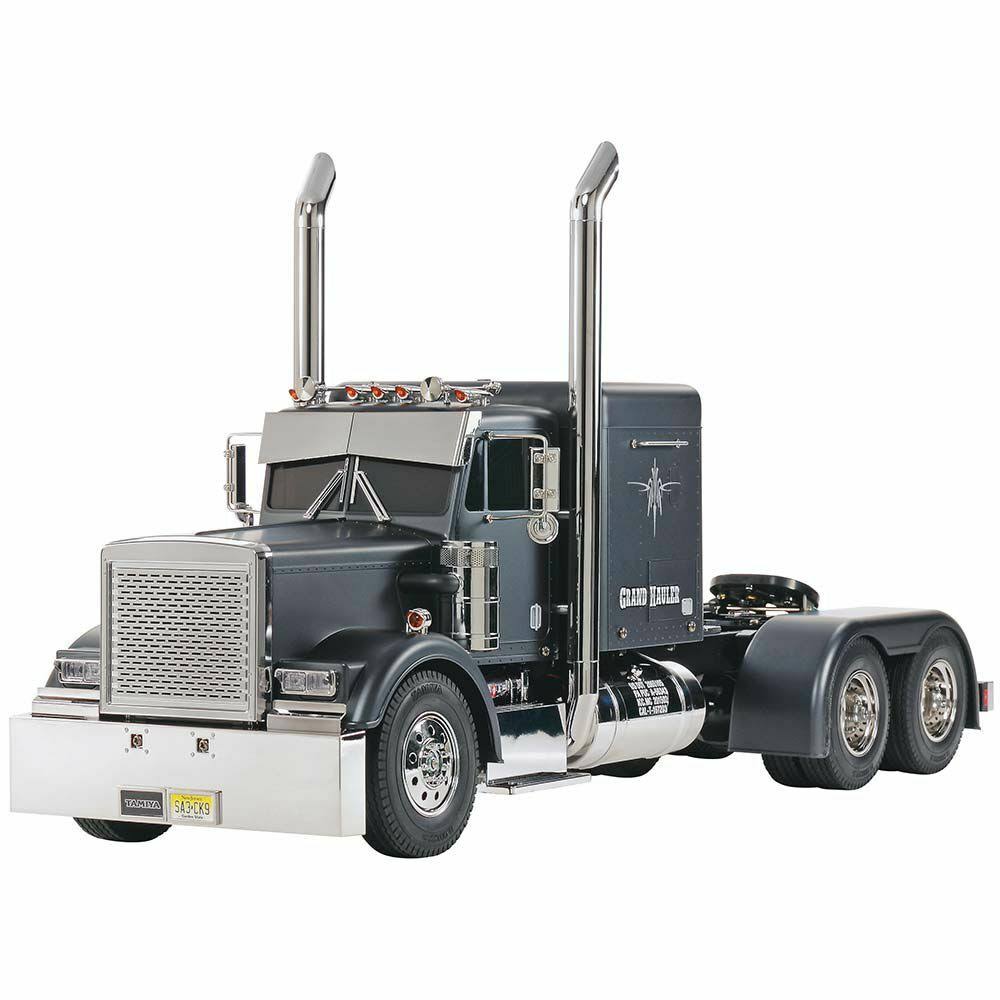 Tamiya TAM56356 RC Grand Hauler Black Edition Matte Black - Megean