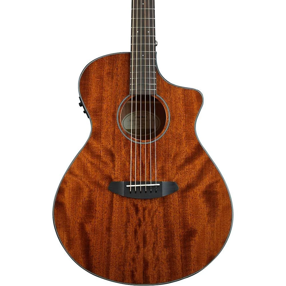 Breedlove Discovery Concert Cutaway CE Mahogany-Mahogany Acoustic-Electric Guitar Natural