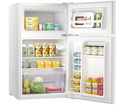 Antarctic Star Compact Mini Refrigerator Separate Freezer
