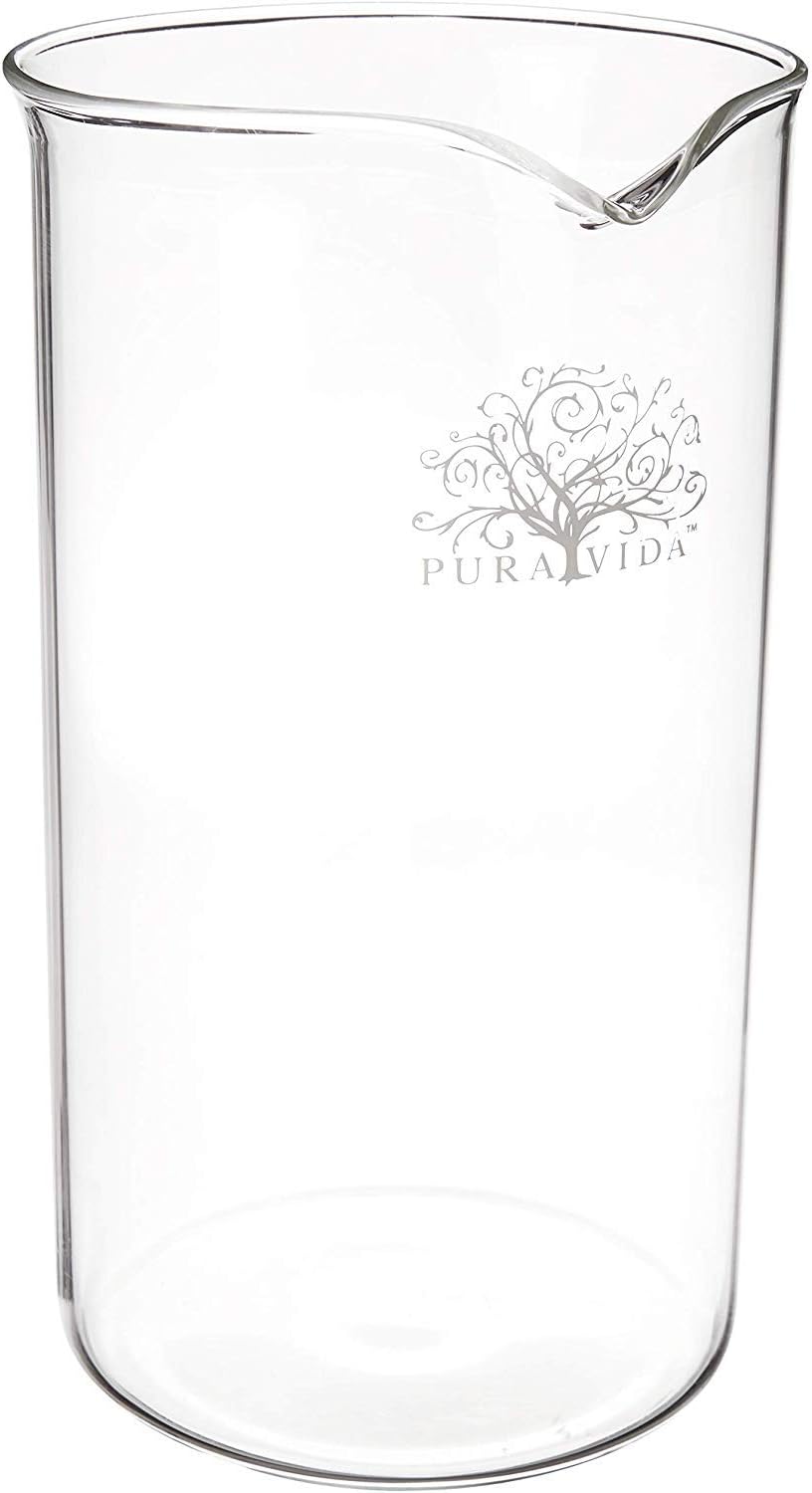 Pura Vida Bodum French Press Replacement Glass 34 Ounce, Universal Fit Bodum French Press Glass Replacement 34 OZ