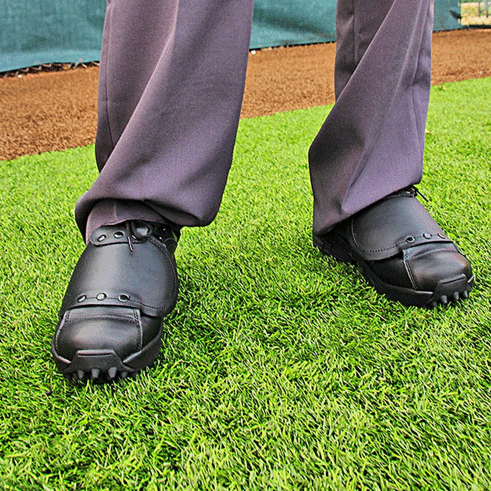 3N2 7345-99-105 Reaction Pro Plate Lo Umpire Shoes, Patent Leather - Size 10.5