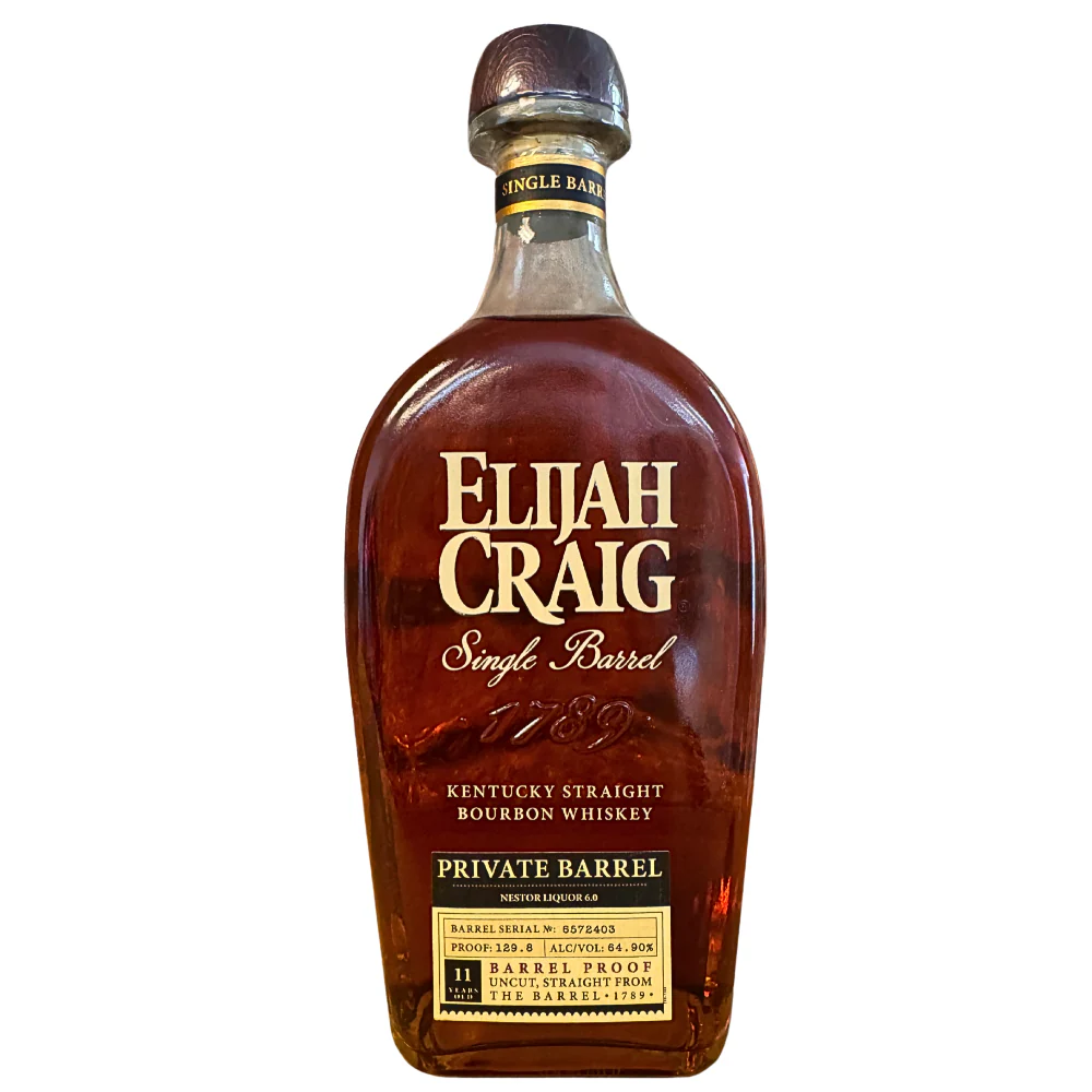 Elijah Craig Barrel Proof Private Select 'Nestor Liquor 6.0' 129.8 PF - Nestor Liquor