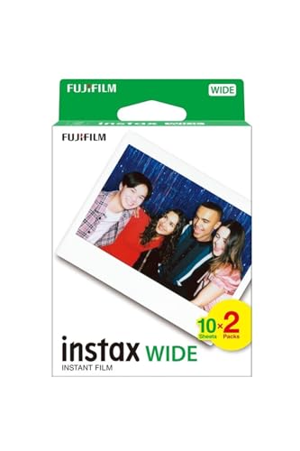 INSTAX Wide EVO 2-in-1 Instant Film Camera and Printer, Rear LCD Screen, 10 Lens and 10 Film Filters, Wide-Angle Lens Function