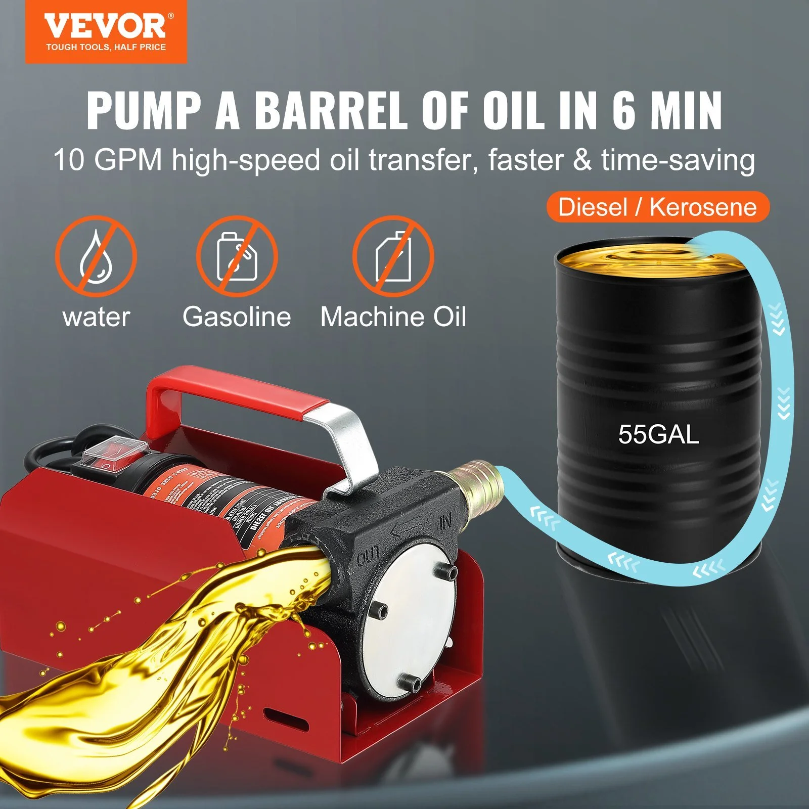 VEVOR Diesel Fuel Transfer Pump Kit