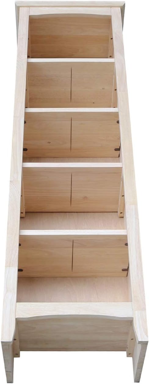 International Concepts Shaker Bookcase - 60 H,Unfinished