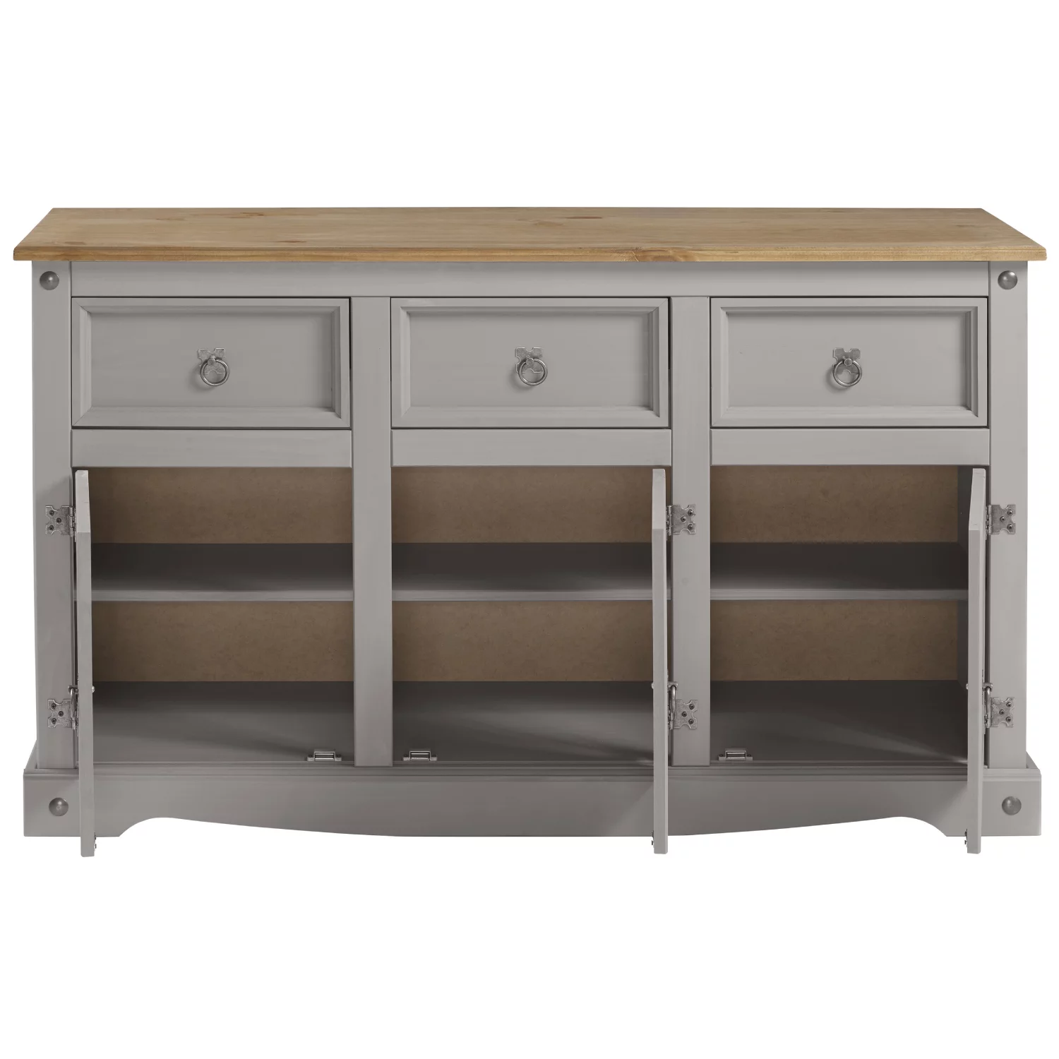 Wood Buffet Sideboard Corona Gray | Furniture Dash COG388