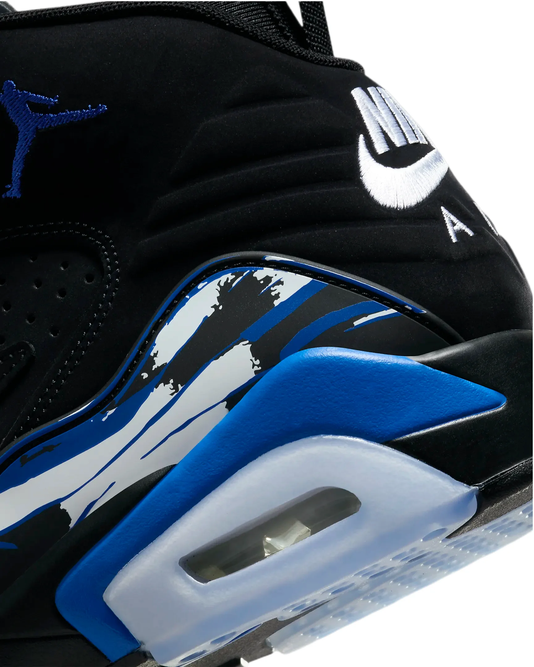 Jordan Men MVP Black / Game Royal-White DZ4475-041, Size 11 US