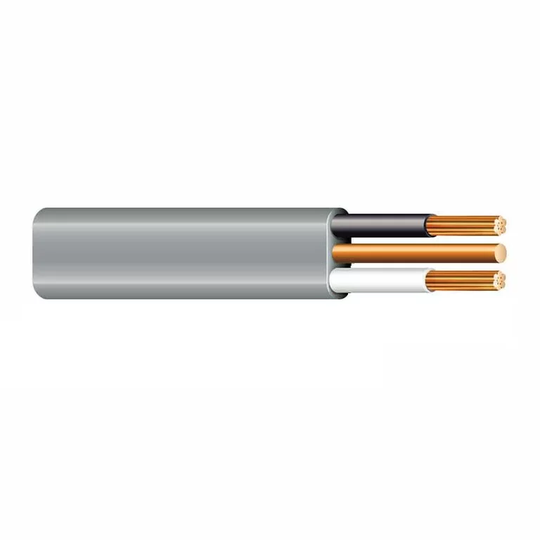 100' 6/2 UF-B Wire Underground Feeder Cable With Ground Gray 600V