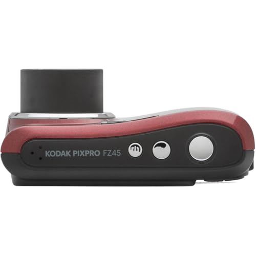 Kodak PIXPRO FZ45 Friendly Zoom 16MP Full HD Digital Camera, Bundle with 32GB Memory Card and Camera Bag, Flexible Tripod, and Card Reader (White)