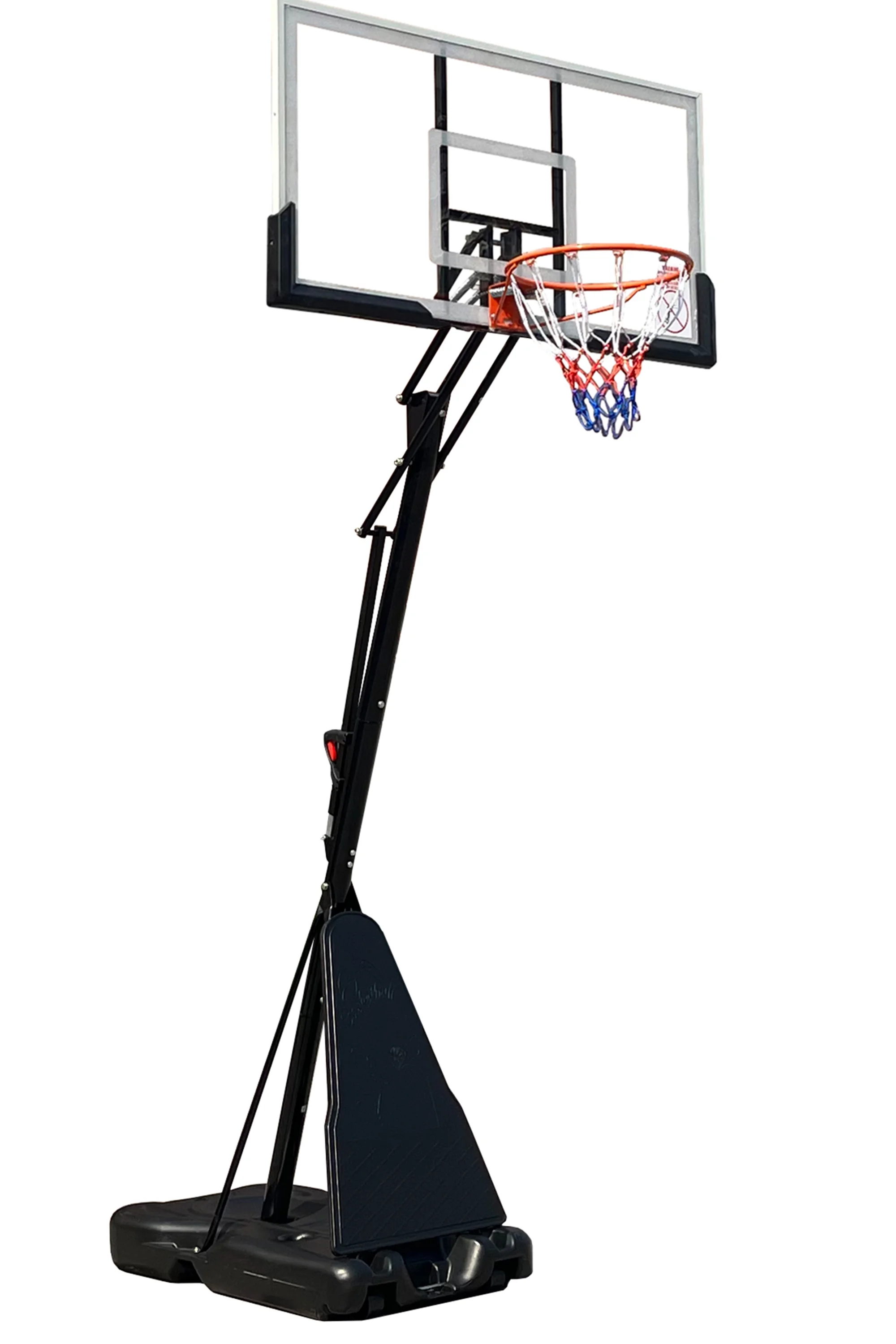 Vebreda 54 in. Portable Basketball Hoop System, 7.5 - 10 ft. Height Adjustable - Radiant Selections