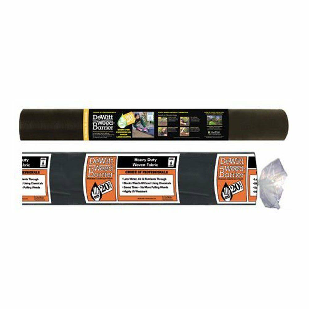 Dewitt 20 Year Weed Barrier Landscape Fabric 3 ft x 250 ft