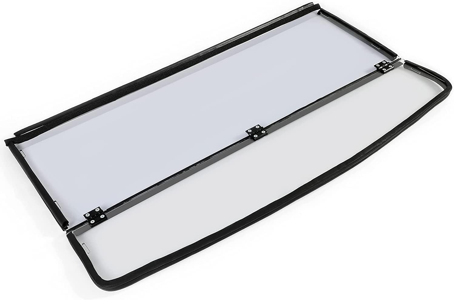 HECASA Flip Windshield Compatible with 2015+ Polaris Ranger 1000/ XP 1000 Front 2-in-1 Fold Down Clear Windscreen (See Fitment) Non Scratch Resistant