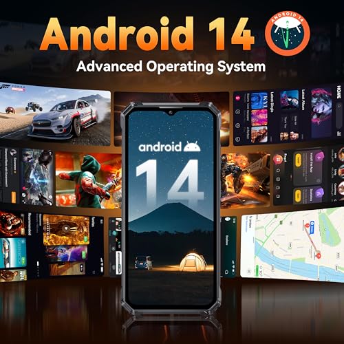 OUKITEL G1 Rugged Smartphone Unlocked - 24+256GB/1TB Android 14 Rugged Cellphones