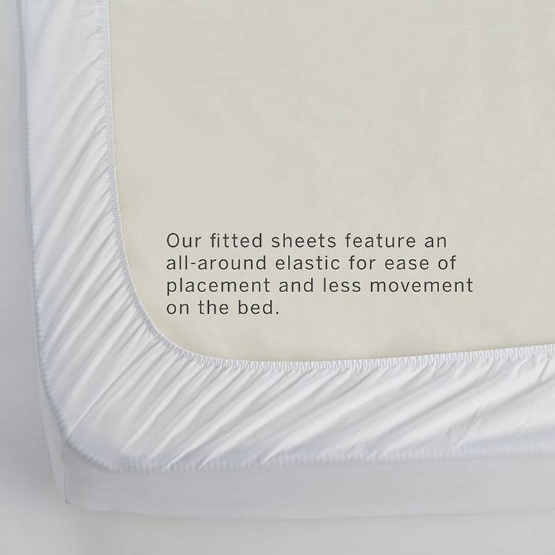 The Company Store Legends Hotel Midnight Blue 450 Thread Count Wrinkle-Free Supima Cotton Sateen King Deep Pocket Fitted Sheet