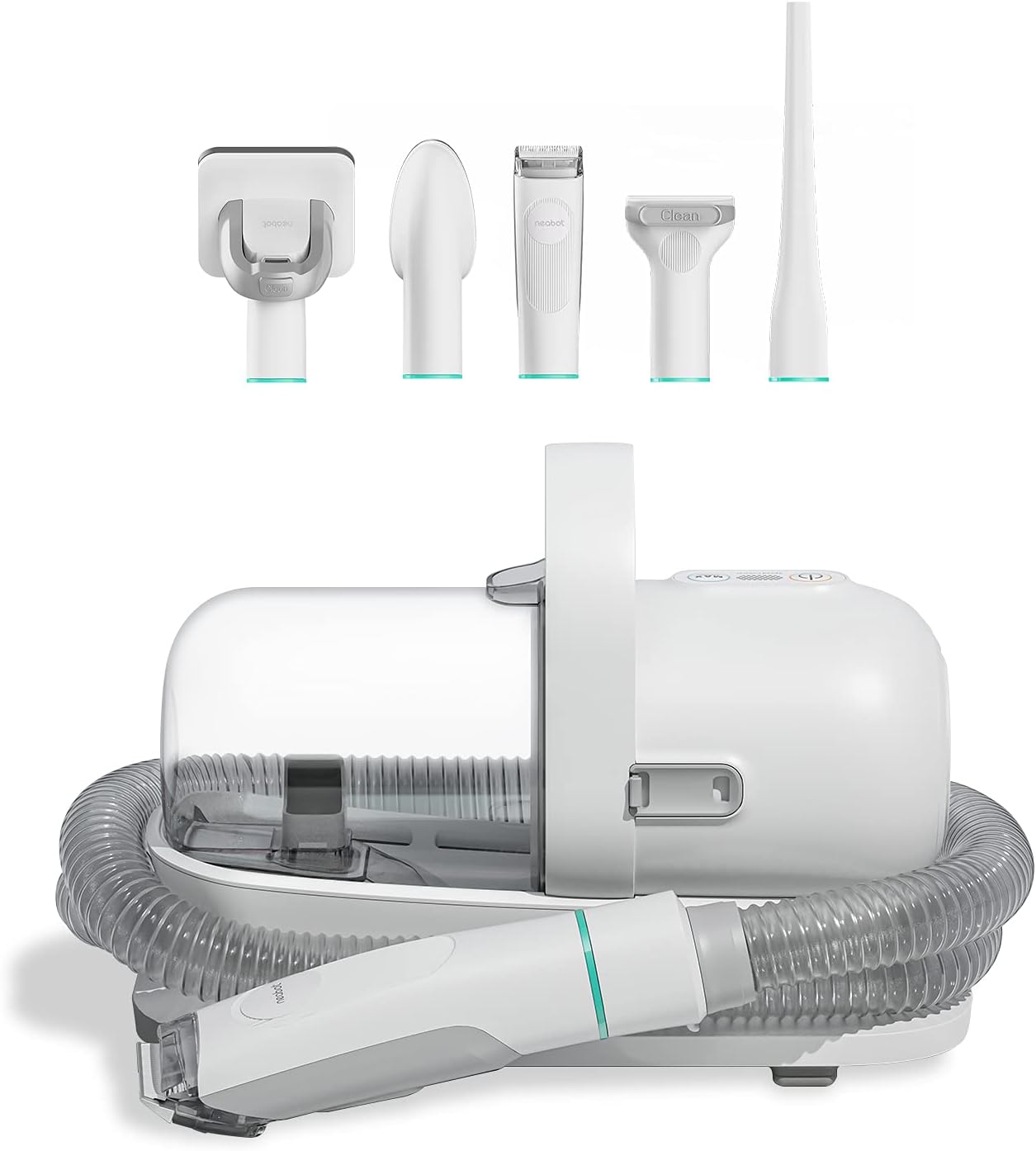 neabot P1 Pro Pet Grooming Kit & Vacuum Suction 99% Pet Hair