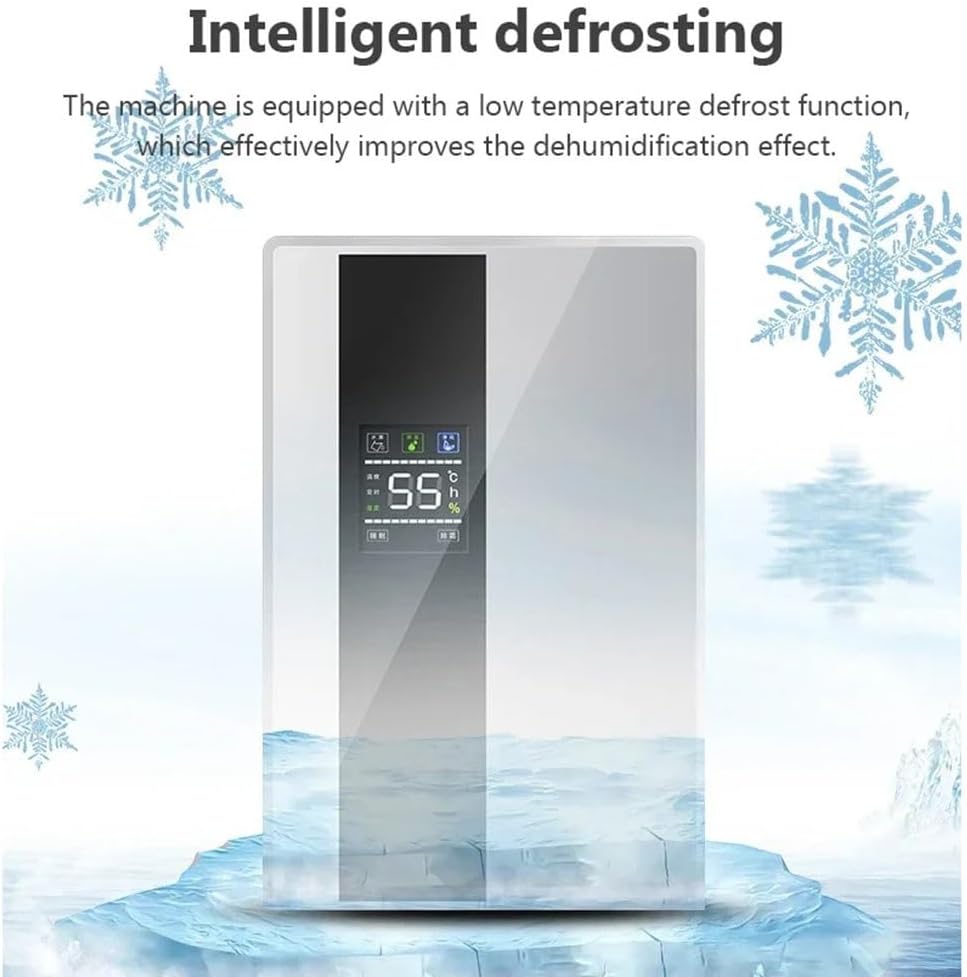 2.2l Dehumidifier Moisture Absorber Home Dehumidifier Basement Moisture Absorber Mute Remote Control Timing External Water Pipe Led Display Humidity