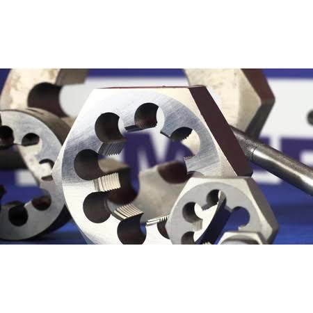 Drill America 2-5/8 inch-12 Carbon Steel Hex Die, Dwtsh2-5/8-12