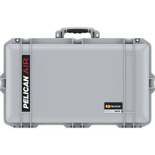 Pelican 1605AirWF Hard Carry Case with Foam Insert (Silver) 016050-0001-180