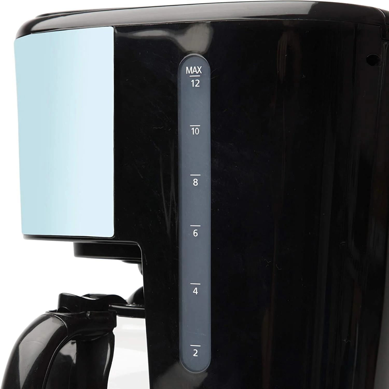 HADEN 75032 Heritage Innovative 12 Cup Capacity Programmable Vintage Retro Home Countertop Coffee Maker Machine with Glass Carafe  Turquoise Blue