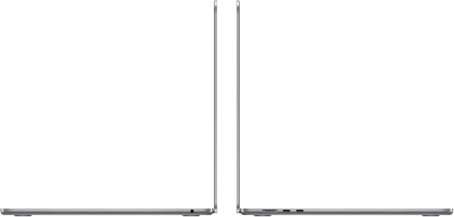 Apple 2024 MacBook Air 15-inch Laptop with M3 chip, 16GB Unified Memory, 1TB SSD Storage, Space Gray - Z1GD000JF