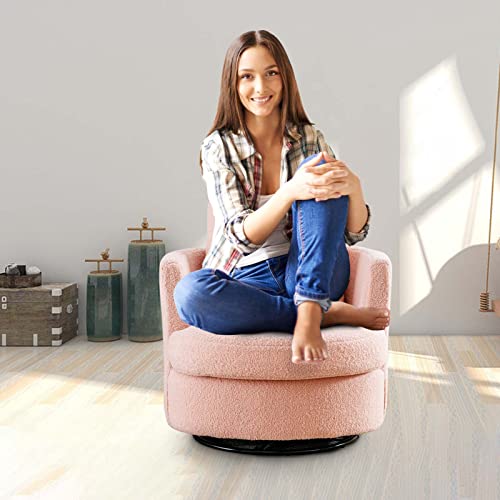 ODUWA Swivel Barrel Chair Set of 2