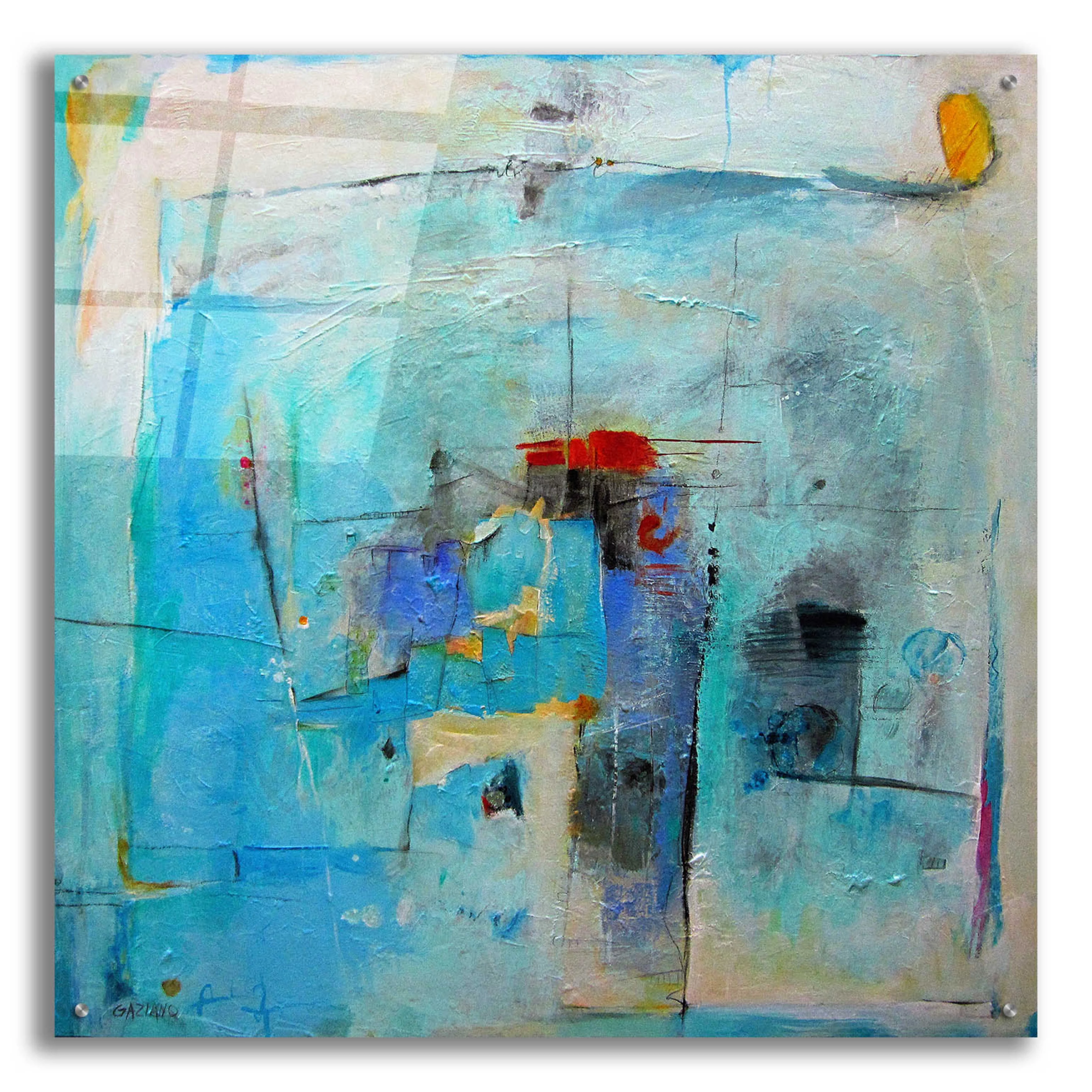 Epic Art 'Assembly Required' by Dorothy Gaziano, Acrylic Glass Wall Art, 36"x36"