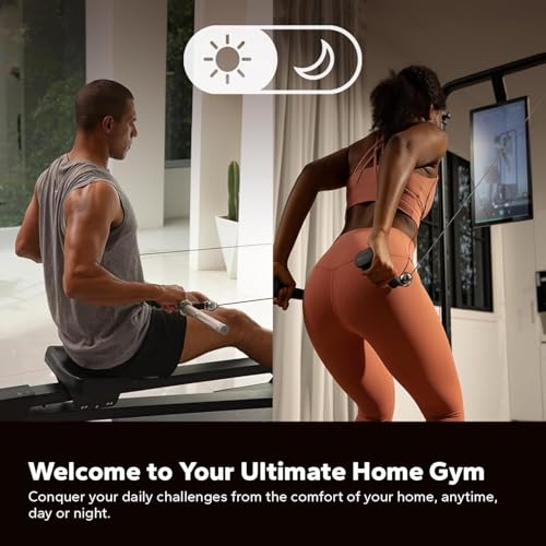 Gym Monster Smart Home Gym, Multifunctional Strength Training Machine, Smith Machine Power Cage Workout Station, Squat Rack Cable Machine