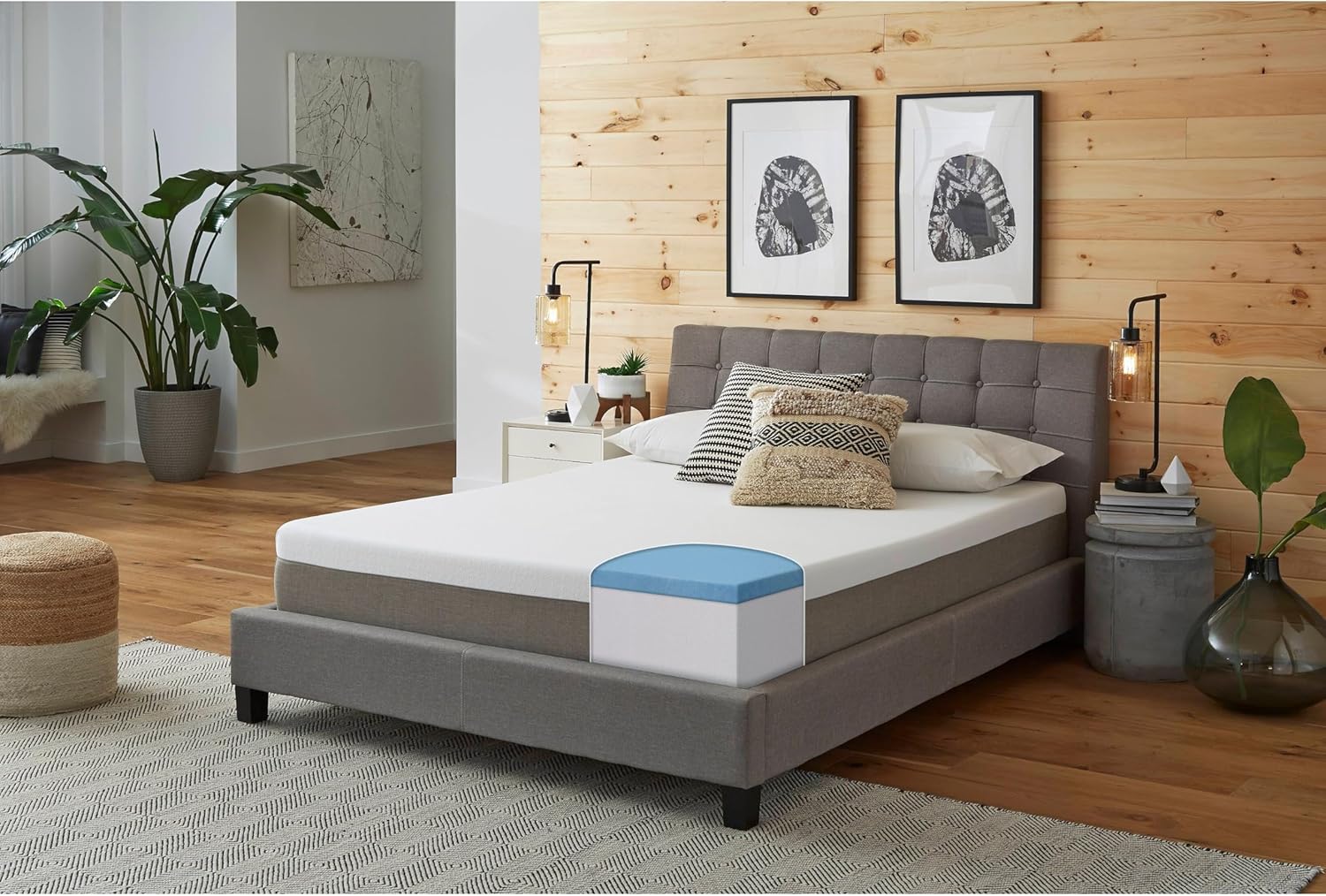Slumber Solutions Choose Your Comfort 12-inch Cal King-Size Memory Foam Mattress Medium Medium Medium Medium