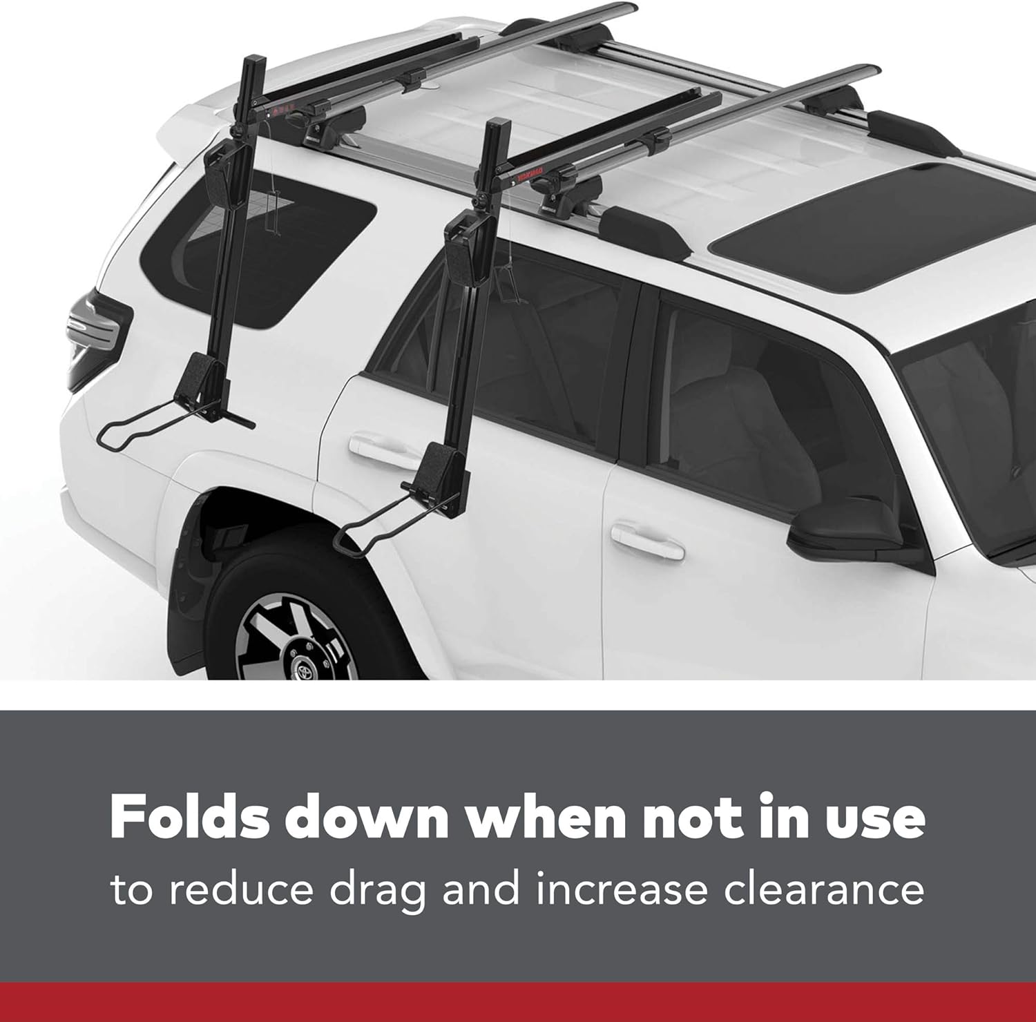 YAKIMA - ShowDown Rooftop Mounted Load-Assist Kayak and SUP Rack for Vehicles, Carry 1 Kayak or 2 SUP Boards
