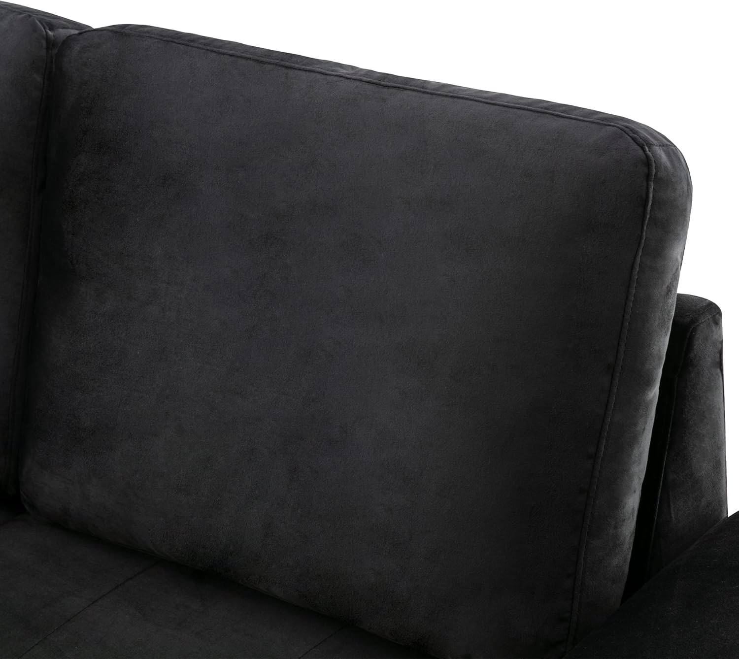 XD Designs Modern Reversible Sleeper Sectional Sofa, L-Shape Corner Couch, Pull Out Sofa-Bed Couch with Storage Ottoman and Hidden Arm Storage
