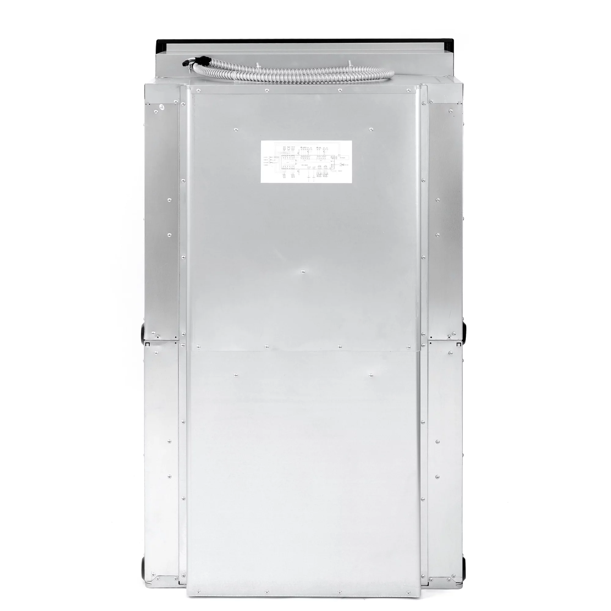 Cosmo 30" Double Wall Oven in Stainless Steel with True European Convection