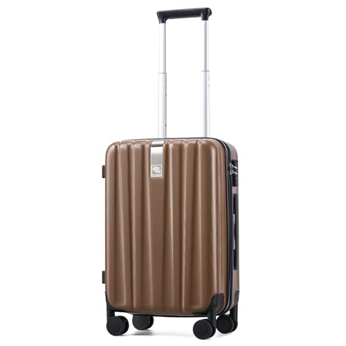 Hanke 29 Inch Luggage Suitcases With Spinner Wheels Lightweight PC hardside Rolling Suitcase With Travel Lock, Checked-Large 29-Inch(Blackish Green)