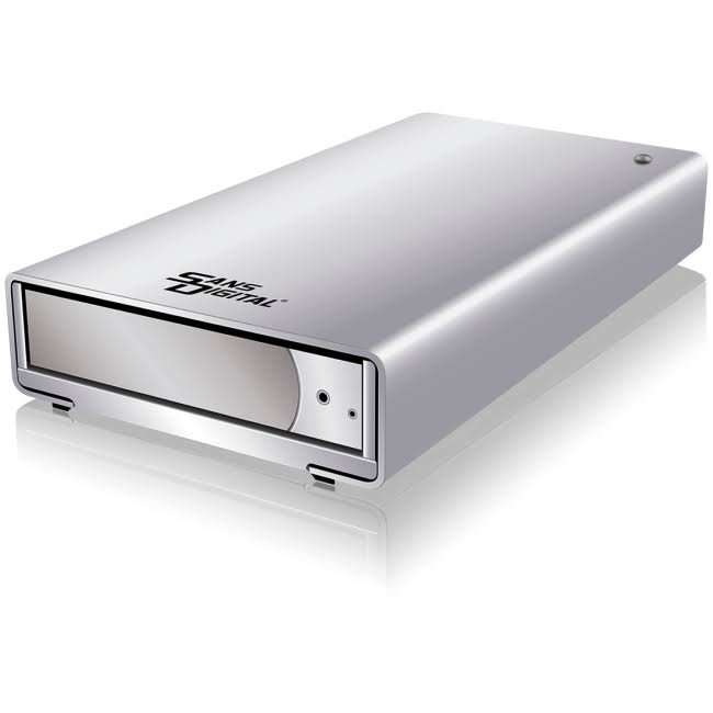 Sans Digital Single MS1CT/SATA Single Bay Enclosure with Removable Tray