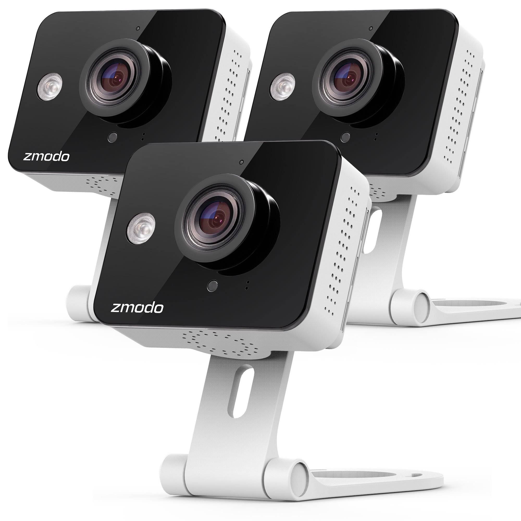 Zmodo 720p HD WiFi Wireless Home Security Camera System Two-Way Audio Night Visi
