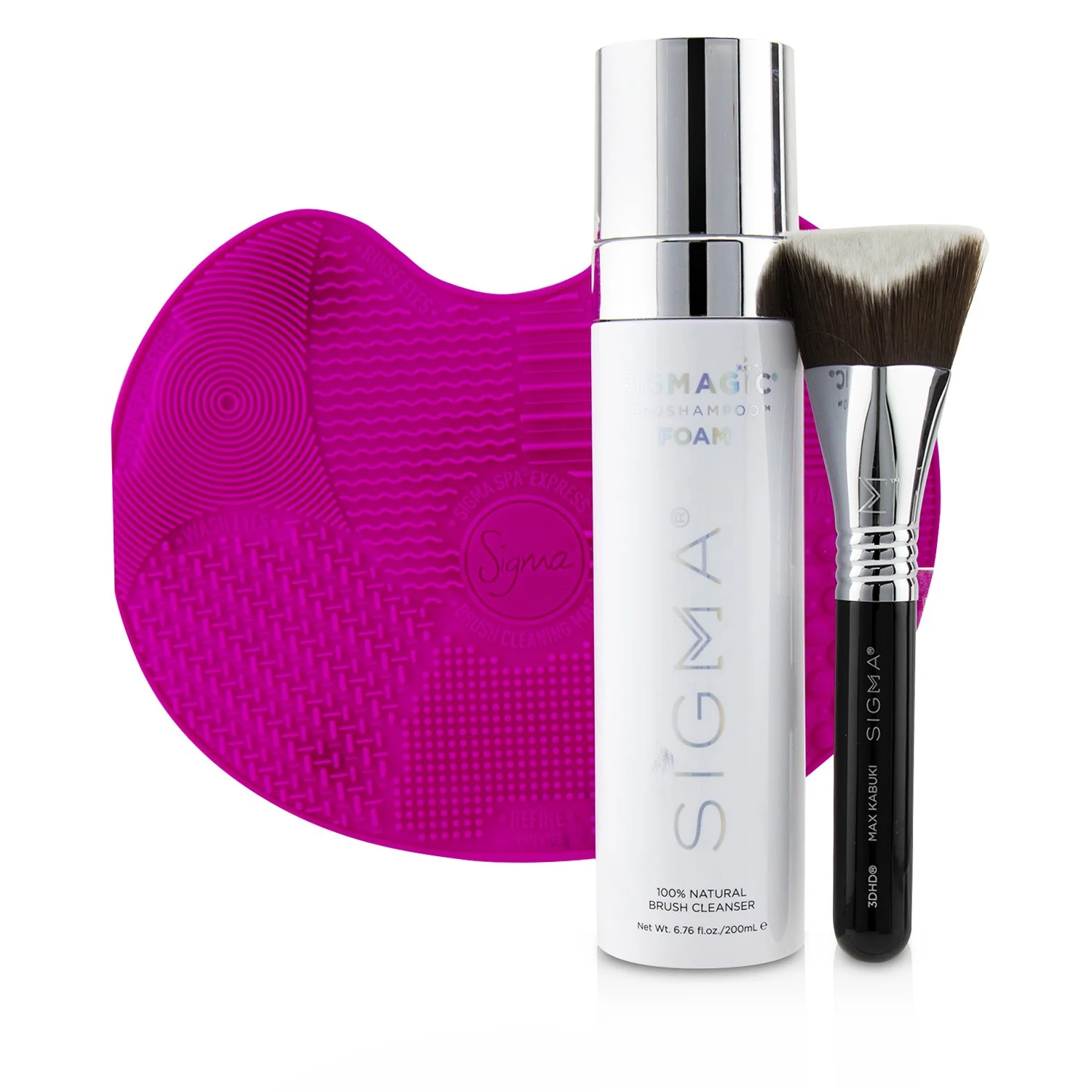 Sigma Beauty Max + Magic Total Set (Foundation Brush + Foundation Brush Care)  3pcs