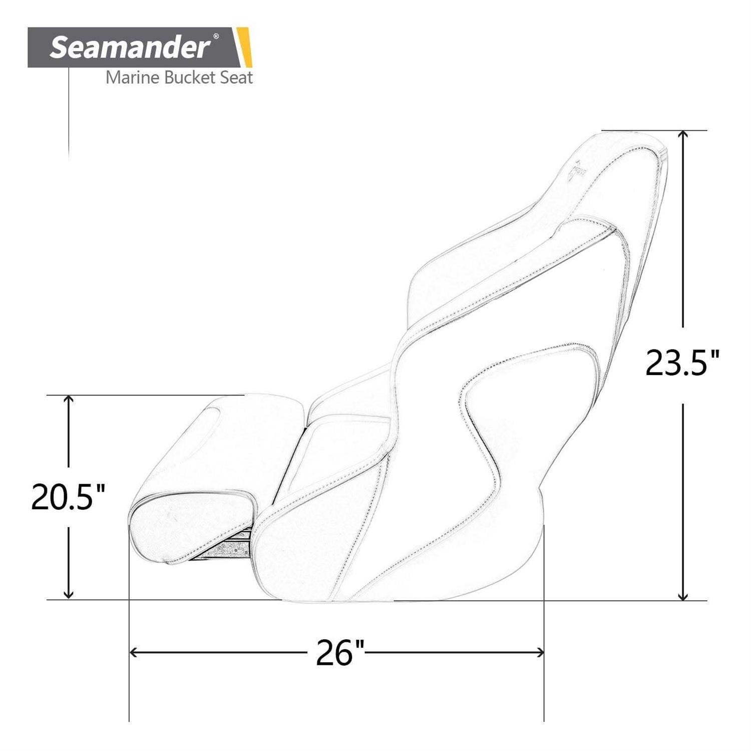 Seamander S1043 series Premier Pontoon Furniture Bucket Seat - Sports Supplies Online Store