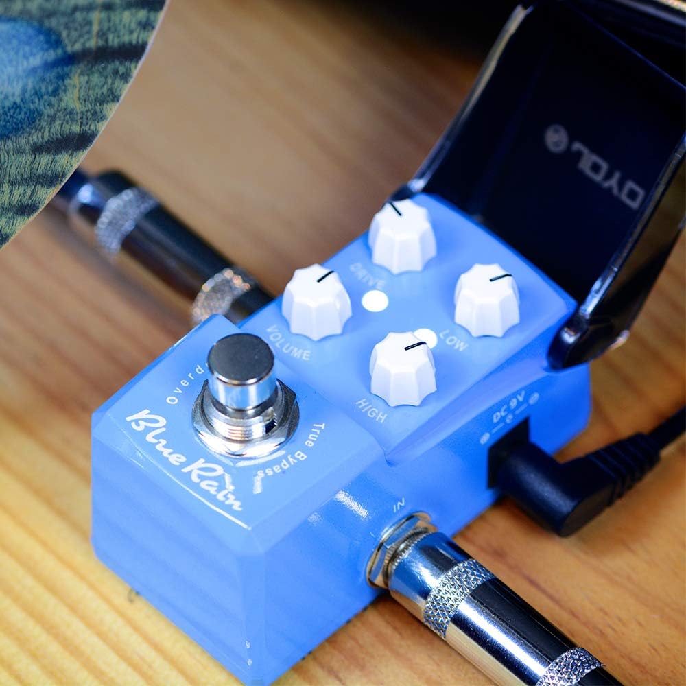 JOYO Blue Rain Overdrive Mini Pedal for Electric Guitar Pedal Effects True Bypass Ironman Series JF-311 Pack of 2