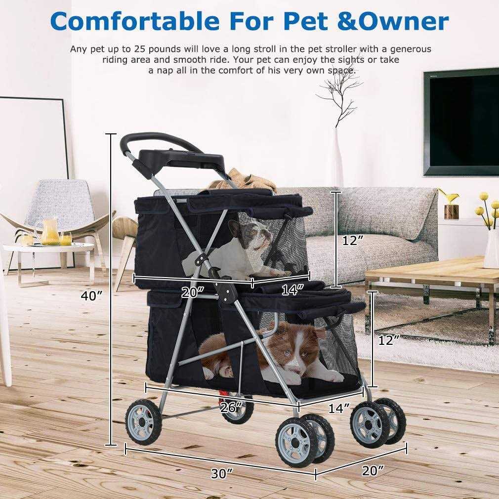 Bestpet Pet Stroller Stroller Folding Holder - Pet Supplies online store