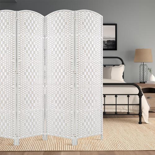 Room Divider, Room Dividers and Folding Privacy Screens, 16in Privacy Screen, 6 Panel Temporary Wall Partitions, 6ft Space Separation Panel Screen