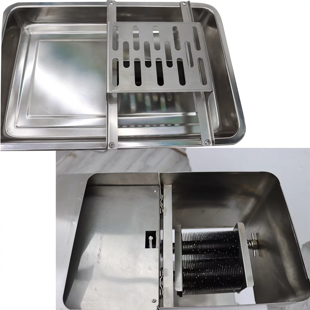 INTSUPERMAI Commercial Meat Slicer Meat Cutting Machine Stainless Steel with 3mm Blade